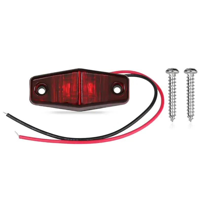 LED Side Marker Light Clearance Lamp 12V 24V E-marked Car Truck Trailer BUS Rear lamp external Lights Parking lights atv