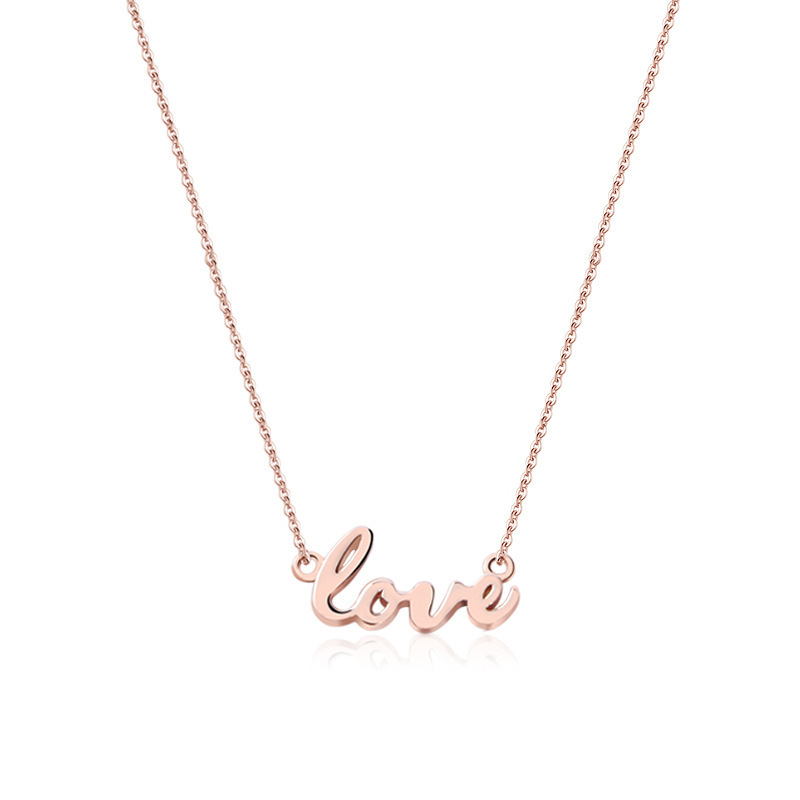 Fine 925 Sterling Silver Name Plate Custom Jewelry Charm Choker Necklace Arabic Love Letter Necklace