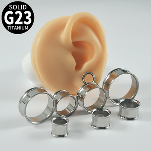 Hypoallergenic Titanium Fashion Jewelry Body Piercing Jewelry Ear Plugs Large Gauges Ear Tunnel Expander Stretcher