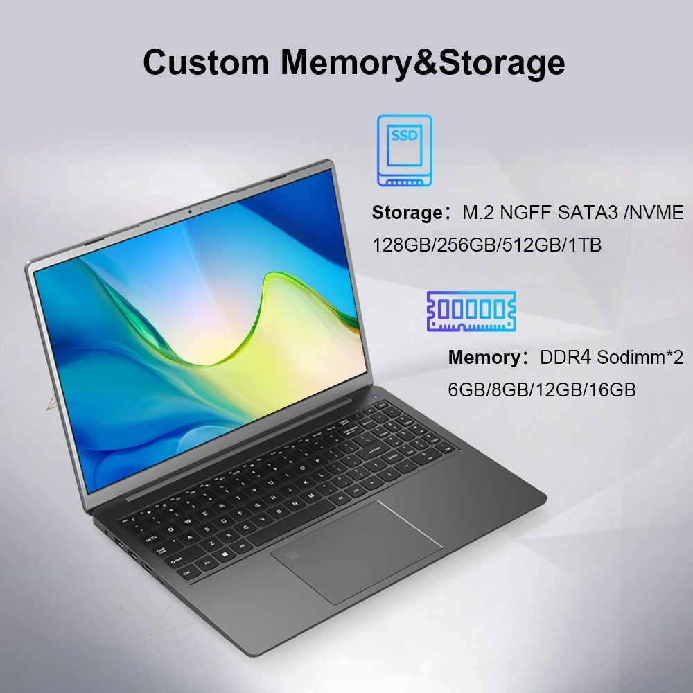 factory brand new Cheapest OEM laptop core i5 15.9Inch 2.5K 2560*1600 IPS 32GB RAM 1TB SSD computer portatili notebook laptops