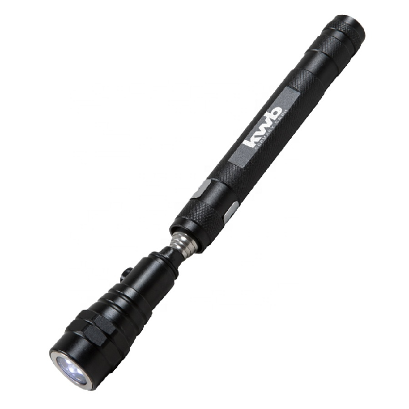 Modern Flashlight Flexible Aluminum Telescopic Magnetic Pickup Tool Led Working Light