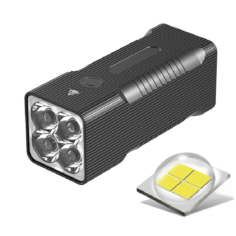 Modern High-power Aluminum Alloy Flashlight High Brightness 8000 Lumens Usb Rechargeable Led Flashlight