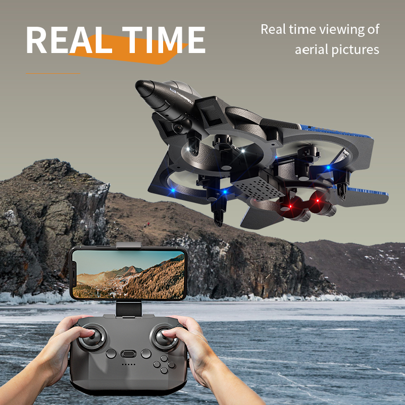 Gravity Sensing Aircraft Hd Aerial Drone Foam Body Four-axis Drone Watch Remote Control Camera Glider Drone