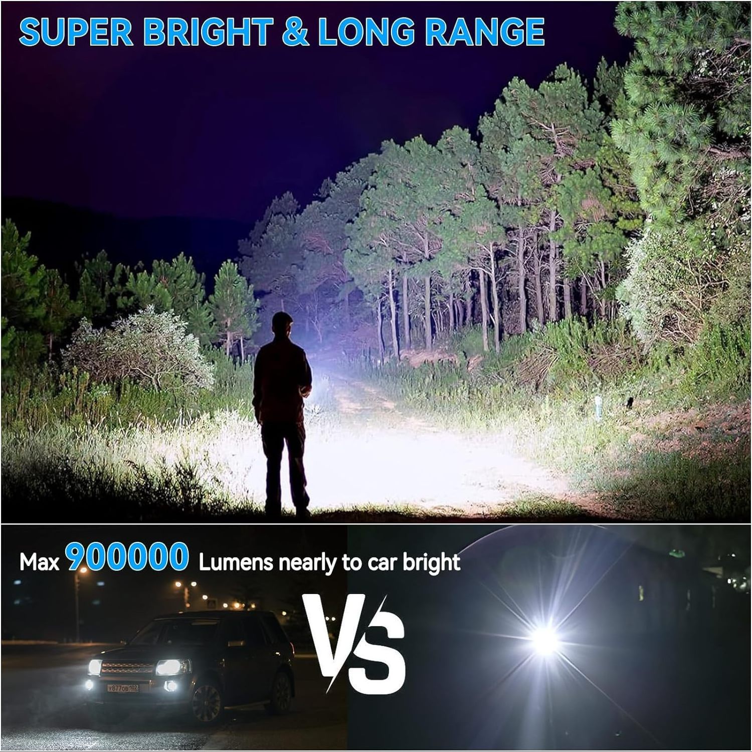 High power flashlight LED super bright hand light Usb flashlight high lumens