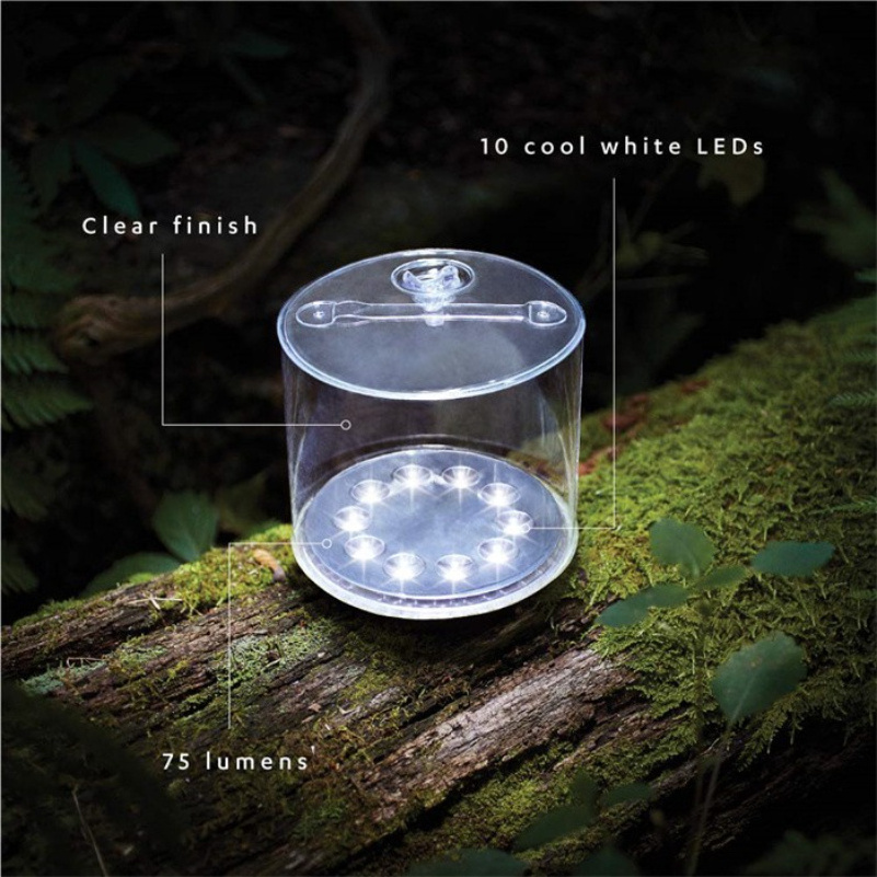 Decoration Outdoor Solar Inflatable Solar Light Ambient Candle Lights Led Compact Lantern For Camping Hiking Climbing