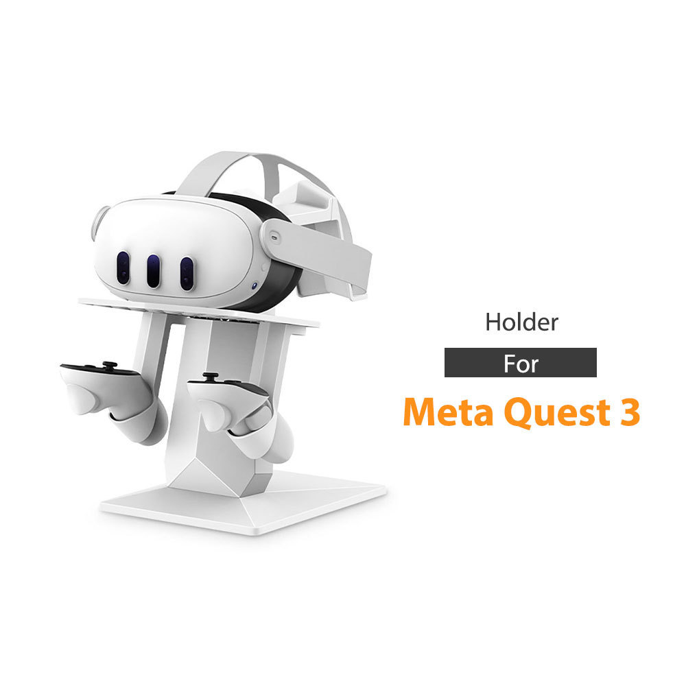 Vr Headset Holder Display Stand For Meta Quest 3 Adjustable Universal Glasses Accessories Storage Rack