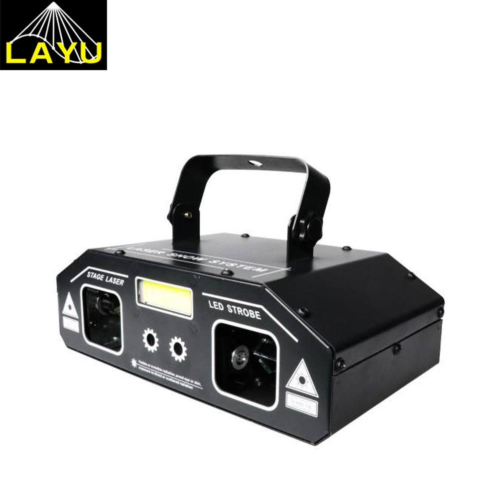 cheap DJ  disco rgb laser beam lights 3 in 1 led strobe effect sound auto laser light