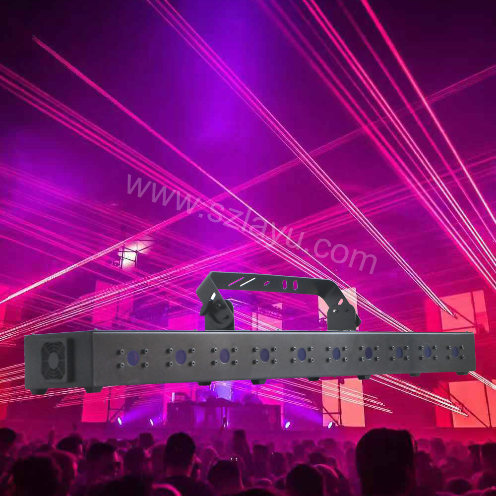 2023 hot sale laser red green blue RGB dj disco beam 10 beam head laser bar  laser light