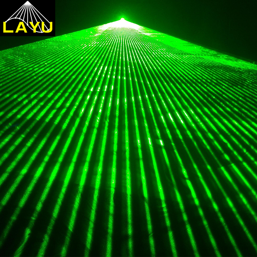 Disco dj lights laser Ilda dmx pure green 520nm 2w sd animation laser light 25k 2000mw green laser