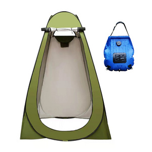 20L Water Bag Quick Open Single Tent Camping Shower Tent Outdoor Shower Tent With Solar Shower Bag