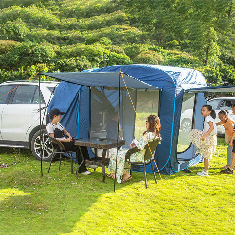 Manufacturers Outdoor Camping Rear Link Tent Set Vehicle Back Awning Car Tail Tent Suv Side Tent