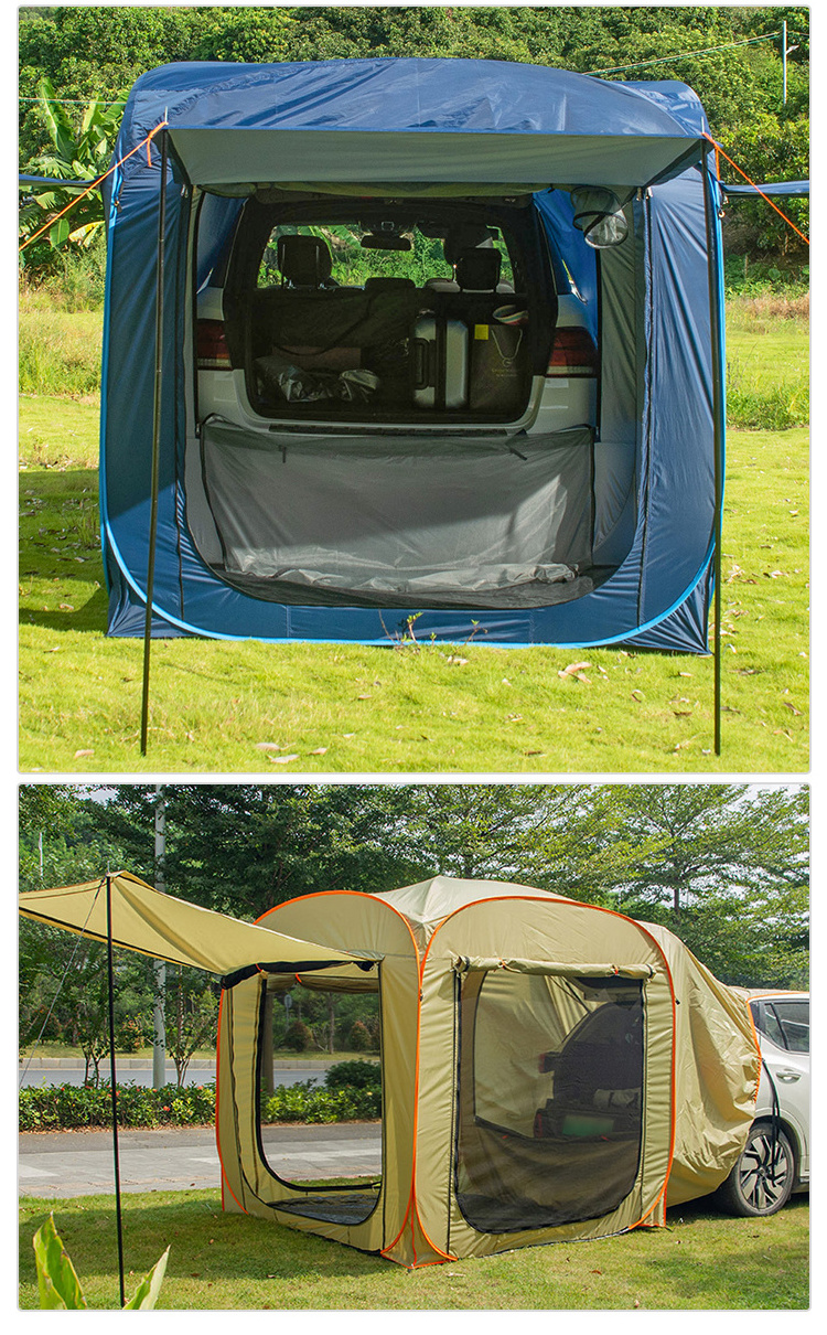 Manufacturers Outdoor Camping Rear Link Tent Set Vehicle Back Awning Car Tail Tent Suv Side Tent