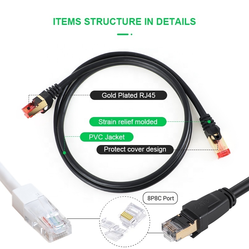 Sftp sfp utp cat5 patch cord cat6 cat 6 6a 5 5e media converter communication telephone cables lan ethernet network cable