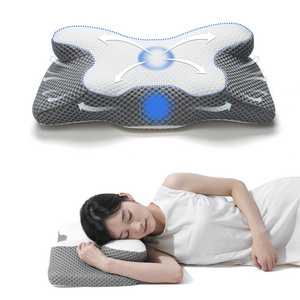 Pulatree Ergonomic Cervical Pillow For Sleeping Orthopedic Support Pillows Odorless Contour Neck Pain Memory Foam Pillow