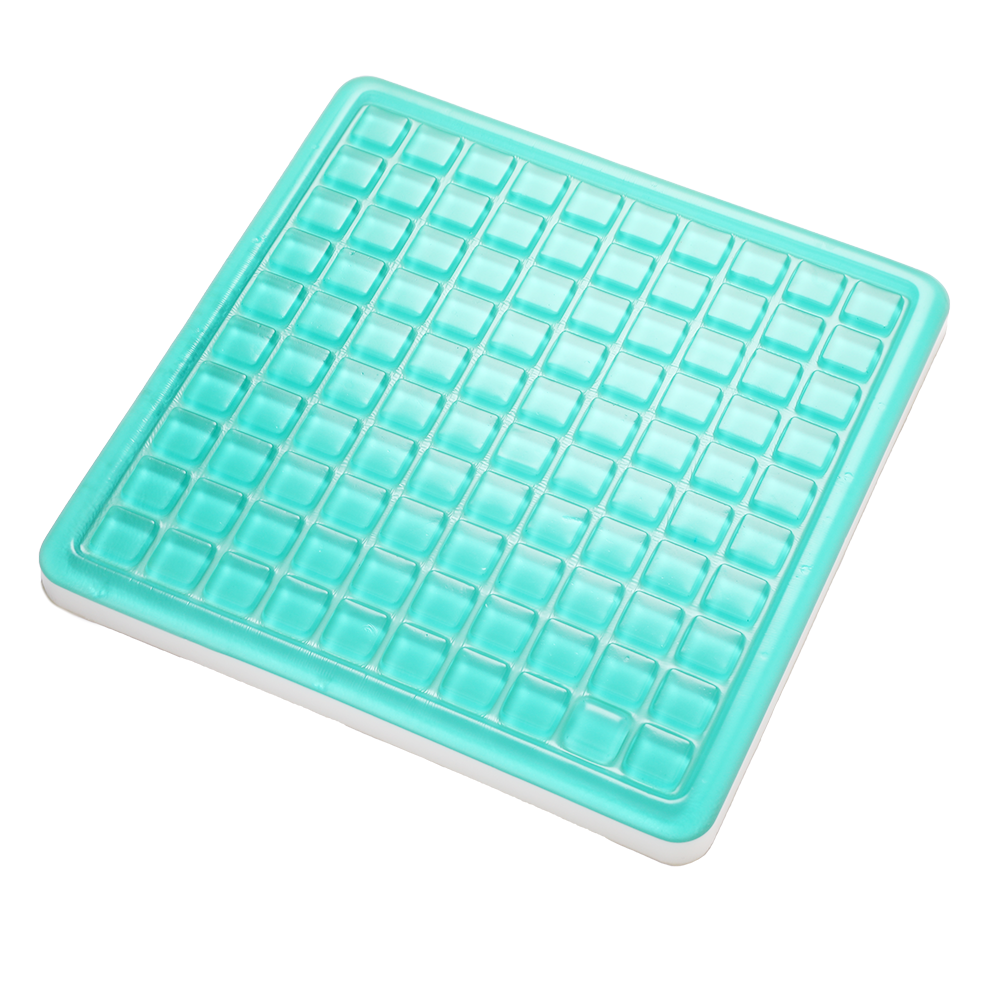 41*41*3 Square Ice Gel Seat Cushion Orthopedic Memory Foam Mesh Sciatica Gel U Shaped Chair Seat Cushion Pad