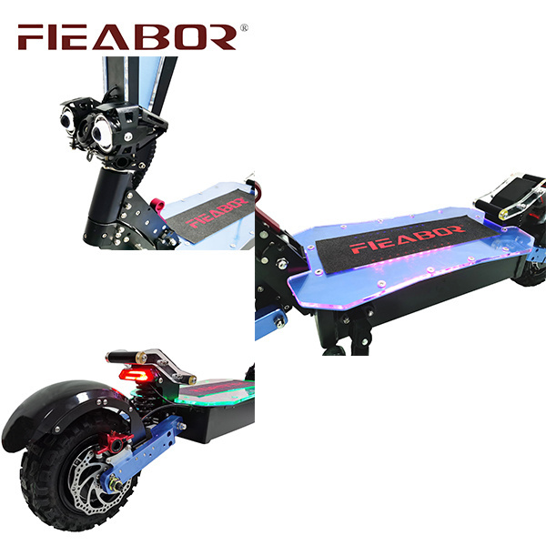 Electric Scooter 6000w Two Wheels Off Road Adult Fast Speed Newest Design Folding Kick E-Scooter