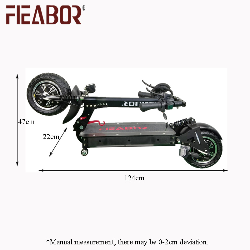 48V 1200W Folding Electric Scooters Fit Into Car Mobile Phones Charging Free can Phone Holder and  Lock