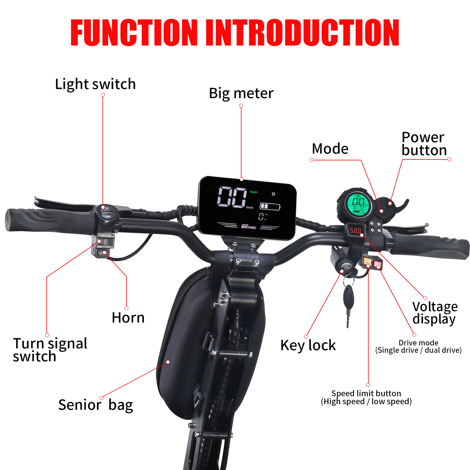 Arwibon Q13 PRO EU US UK Warehouse Adult eScooter High Speed 100km/h 13 Inch 8000w Dual Motor 60v 50ah Folding Electric Scooter