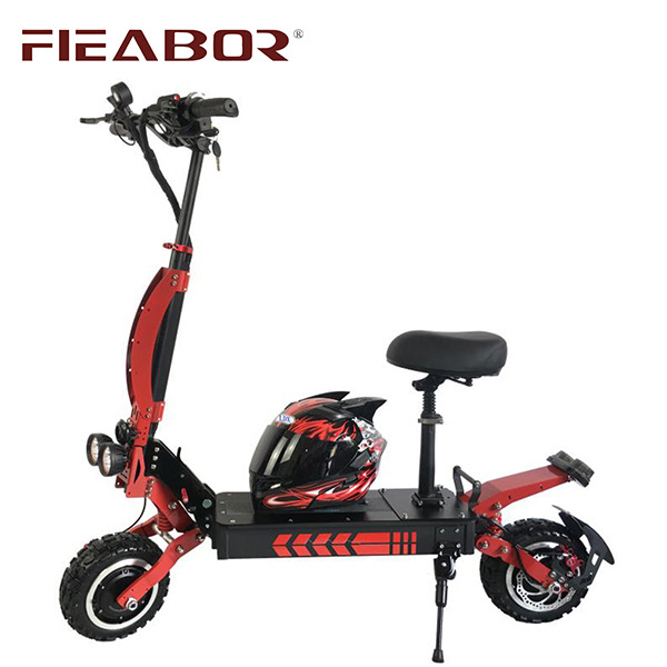 11 Inch Fat Tire Electric Scooter 3600W 60V High Power Off Road Anti-Skid Shock Absorber Scooter