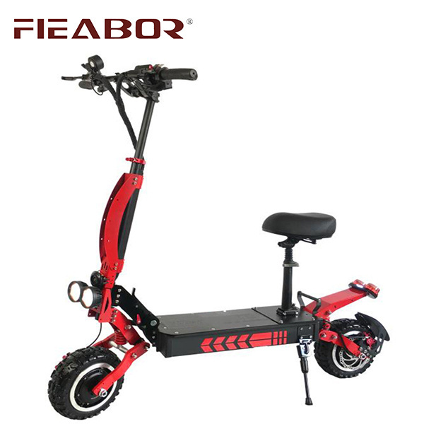 11 Inch Fat Tire Electric Scooter 3600W 60V High Power Off Road Anti-Skid Shock Absorber Scooter