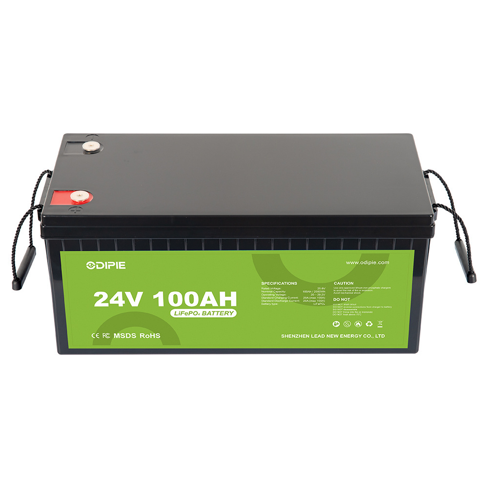 24V100ah Lifepo4 ABS Battery UK DE IT 24V 100Ah 200Ah 300Ah 500Ah Lifepo4 Akku Battery Pack Solares Baterias De Litio 24V 100Ah