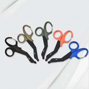 Trauma Shears Medical Scissors with Carabiner Nursing Bandage Scissors Stainless Steel Surgical Scissors for Nurses Doctors