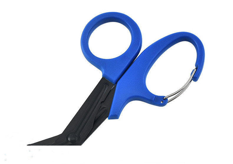 Trauma Shears Medical Scissors with Carabiner Nursing Bandage Scissors Stainless Steel Surgical Scissors for Nurses Doctors