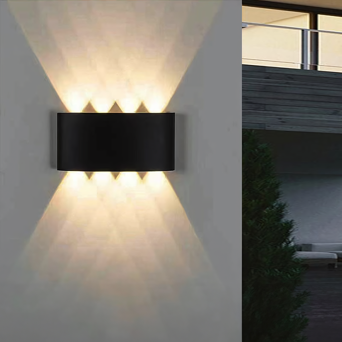 Modern Led Wall Light Up Down Lighting Fixture Mount Indoor Outdoor Home Room Bedroom Hotel Lighting Decoration