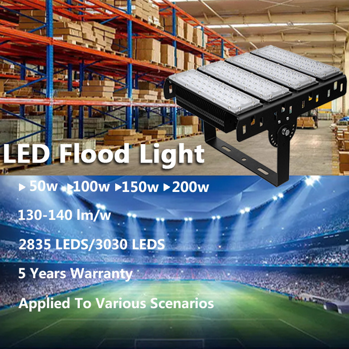 Tennis Court Sport Stadium Outdoor Waterproof Ip65 LED Flood Light 50w 100w 150w 200w 300w 400w Flood Sports Lights