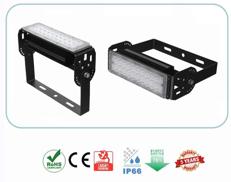 Warranty 5 Years Die Cast Aluminum Modular Outdoor Waterproof IP67 50w 100w 150w 200w 300w 400watt Led Flood Light