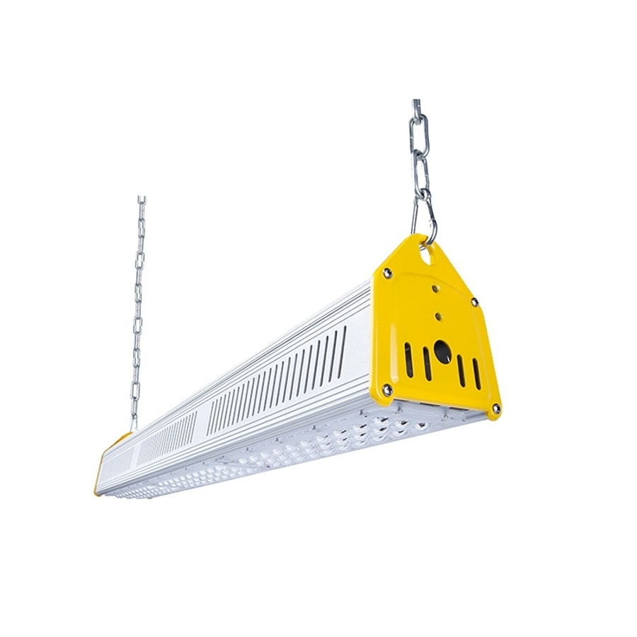 Indoor Commercial Lighting  Waterproof Ip65 150w 200w Industrial Led Linear High Bay Light For Warehouse