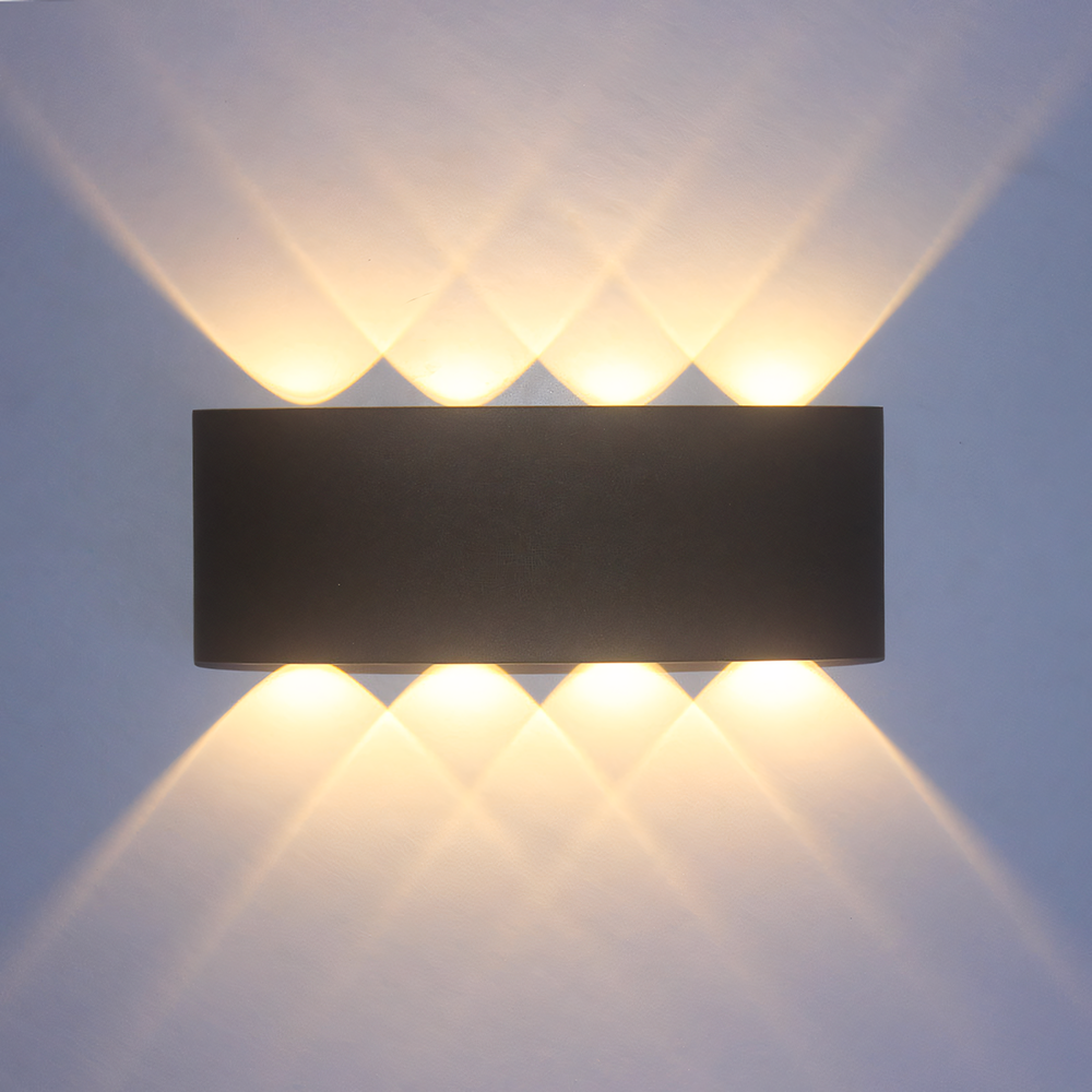 Modern Led Wall Light Up Down Lighting Fixture Mount Indoor Outdoor Home Room Bedroom Hotel Lighting Decoration