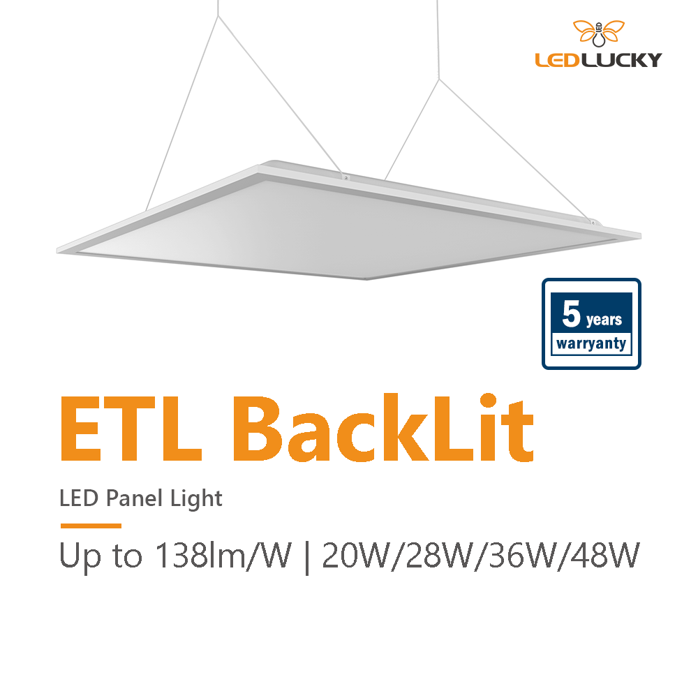 SMD 36W 48W Recessed Mount Aluminium Surface Mounting Frame Led Panel Light 2X2 2X4 Fixture