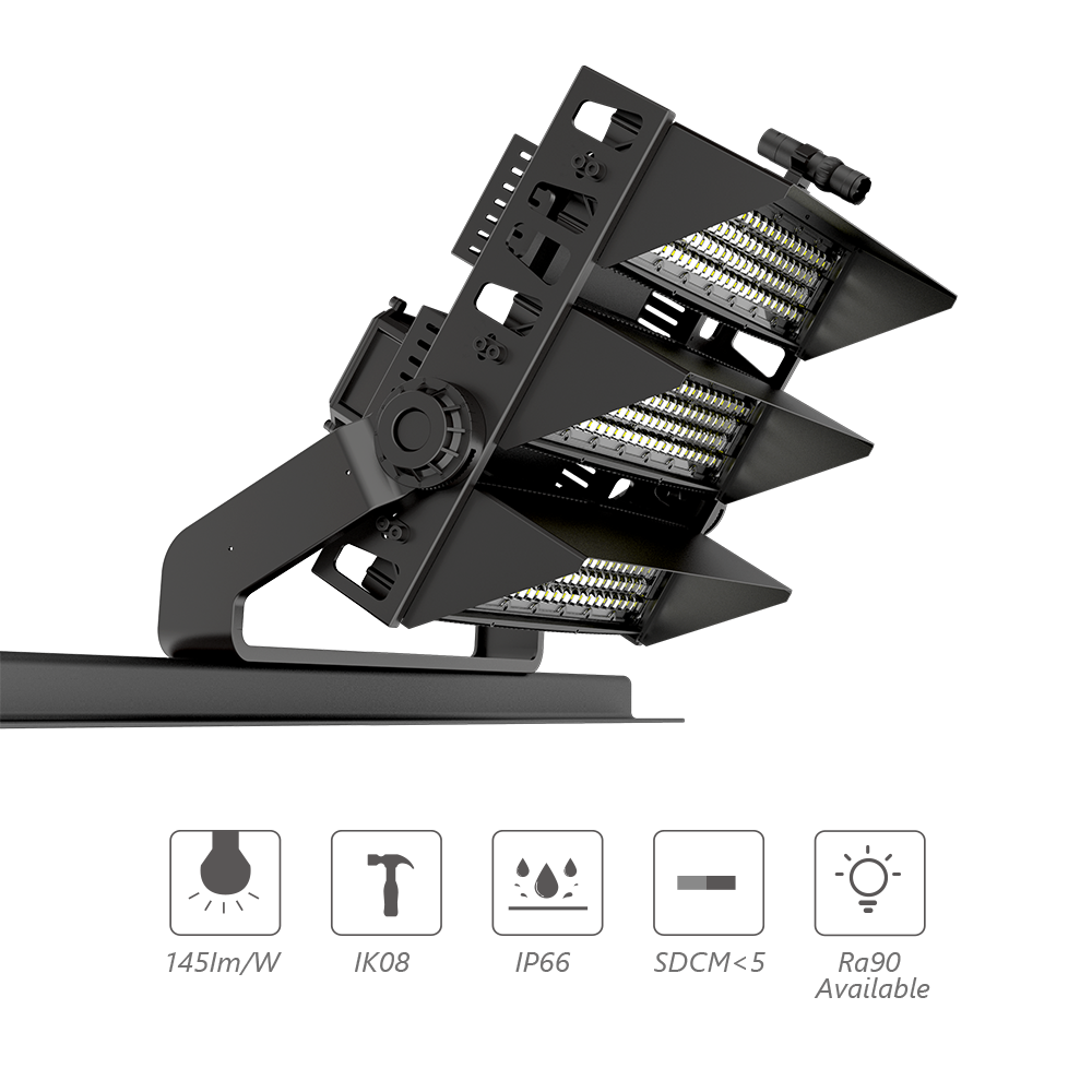 High Mast Construction Warm White Outdoor Spot Motion Sensor Led Flood Lights Led Explosion Proof Stadium Lighting Floodlight