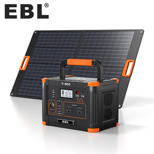 Outdoor Portable Power Station 330w 500W 1000w High-power Emergency Power Supply With 100W Portable Solar Panel