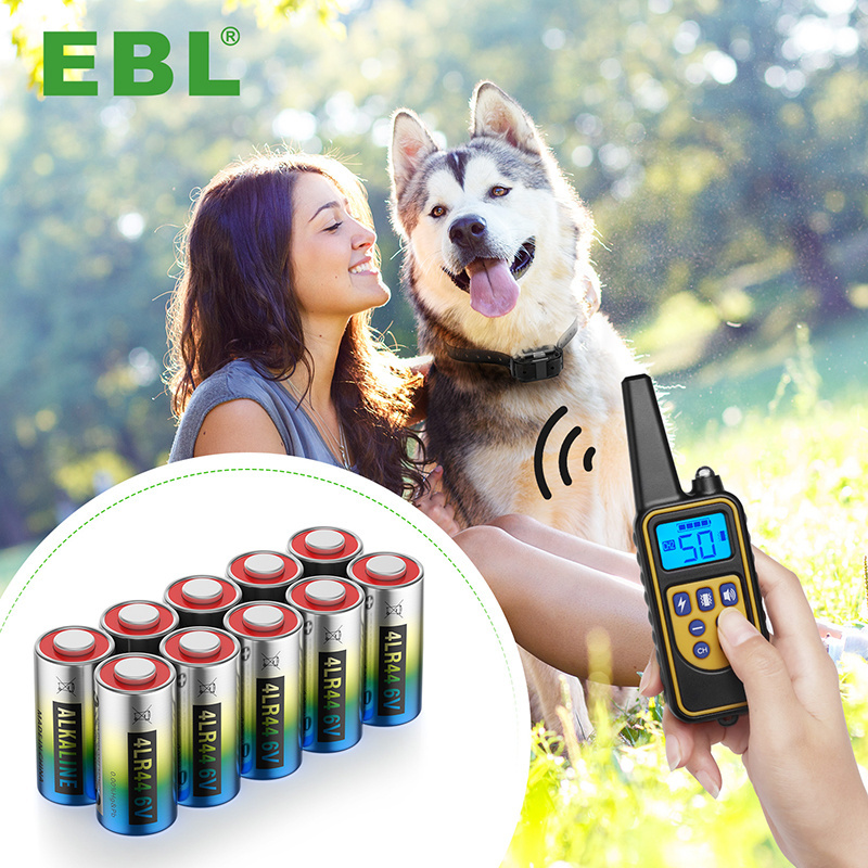 EBL Wholesale 6V Alkaline Battery LR6 6V Alkaline Battery For Dog Collars 4LR44