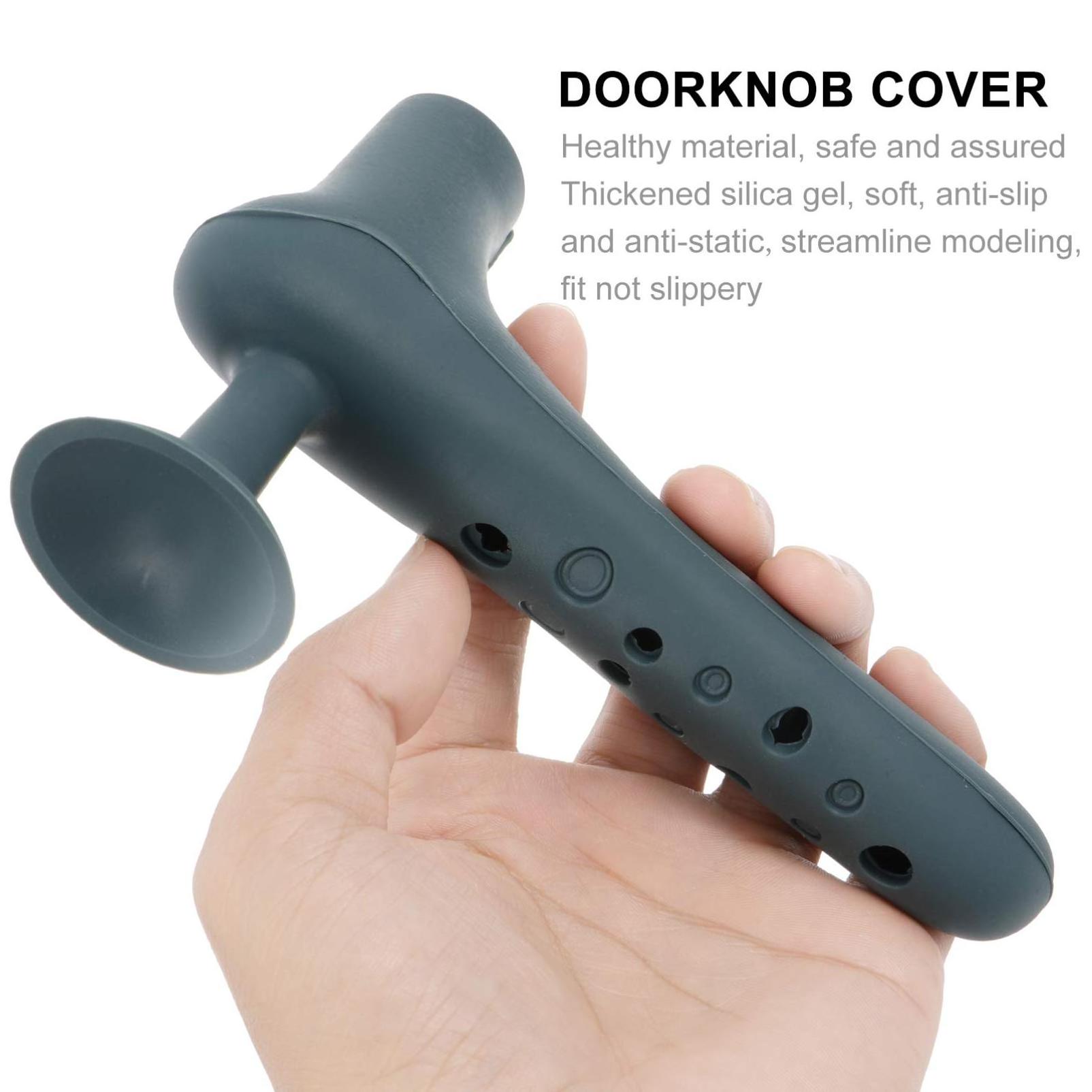 Silicone Door Handle Cover Sleeve Child Baby Safety Door Knob Protector Cover Guarder Crashproof Suction Cup Door knob Cushion