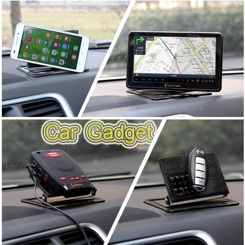 Car Dashboard Mount Holder Universal 360 Rotating Dash Smart Stand Non-Slip GPS Holder Silicone Dashboard Car Sticky Pad Mat