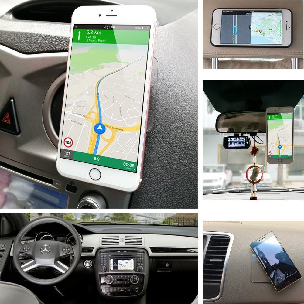 Car Adhesive Anti Slip Dashboard Sticky Pad Double Sided Gripping Pads for Auto Cell Phone Stand Holder