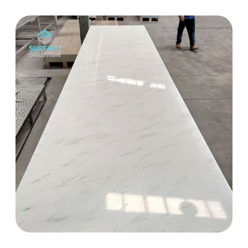 Acrylic solid surface marble sheet modern wallboard wall decor panel