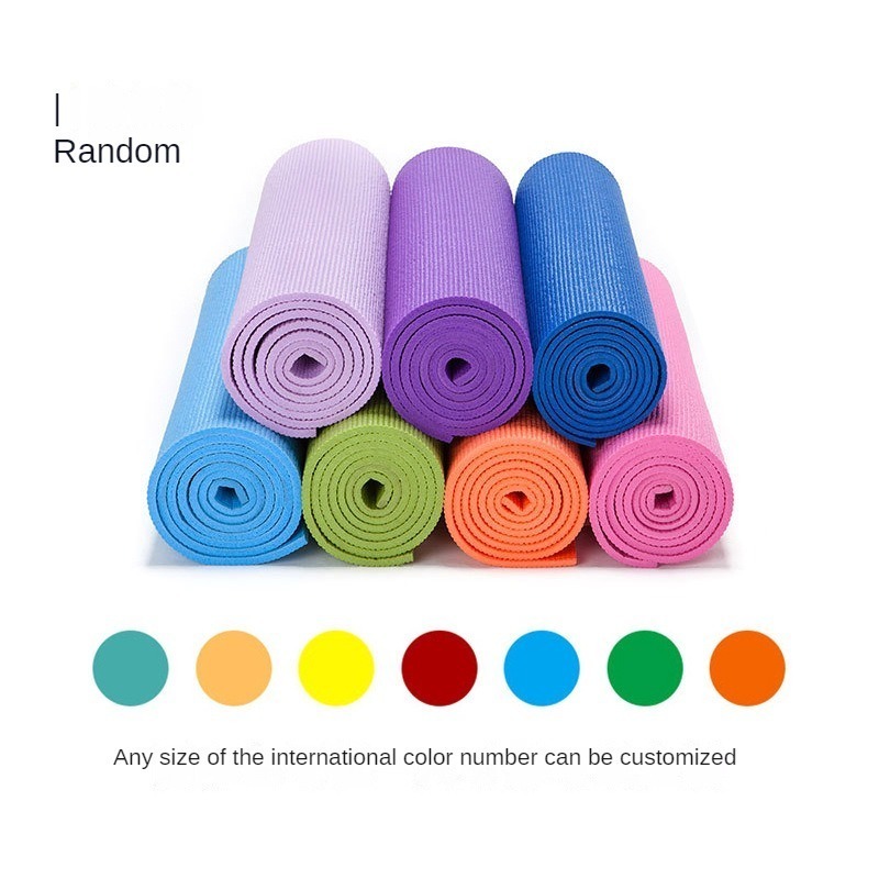 Lezyan High Density 5mm Dance Household washable Fitness Mat Eco-friendly Custom Printed PVC Yoga Mat