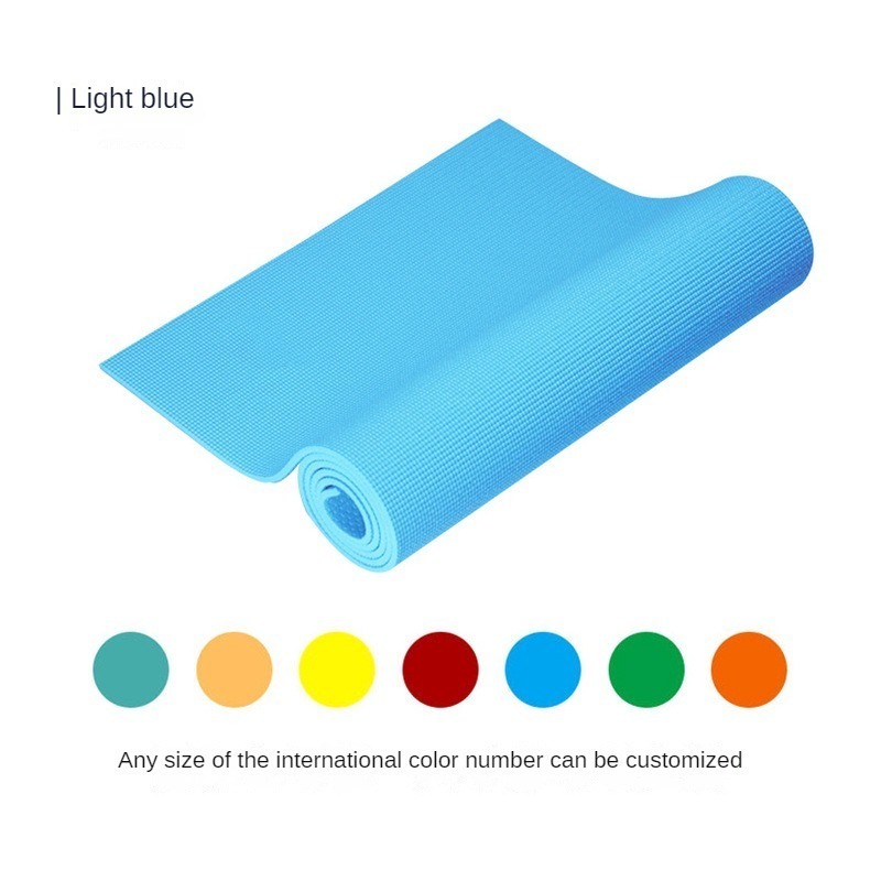 Lezyan High Density 5mm Dance Household washable Fitness Mat Eco-friendly Custom Printed PVC Yoga Mat