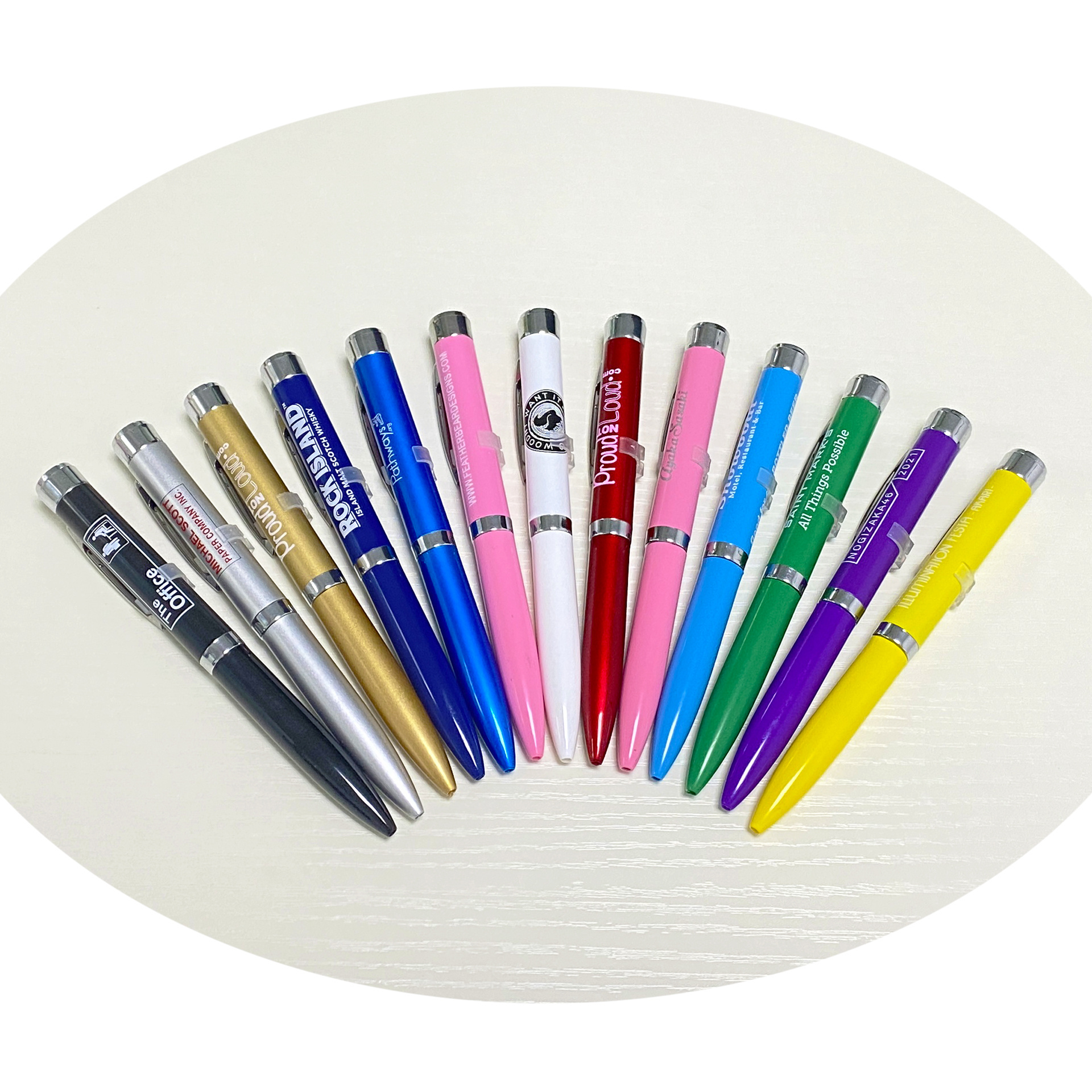 Company Advertising Promotional Customized Logo Laser  LED multi-functional pen Projector Ballpoint Pen