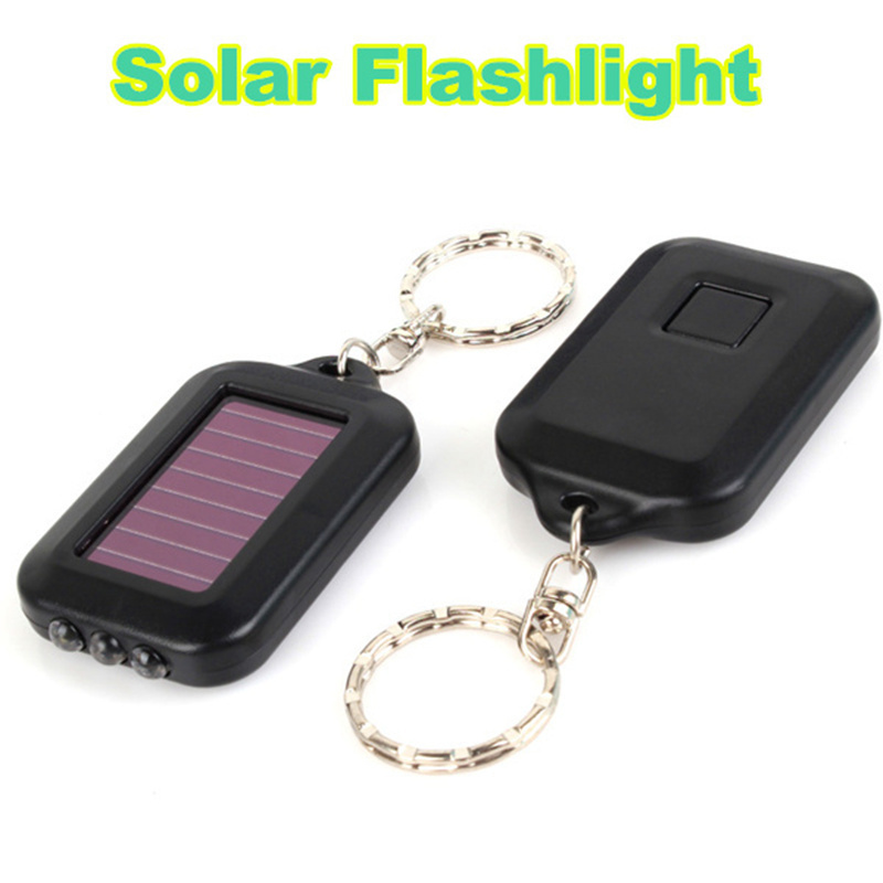 Custom personalized  led logo flashlight torch key ring for promotional gift Christmas Halloween solar keychain