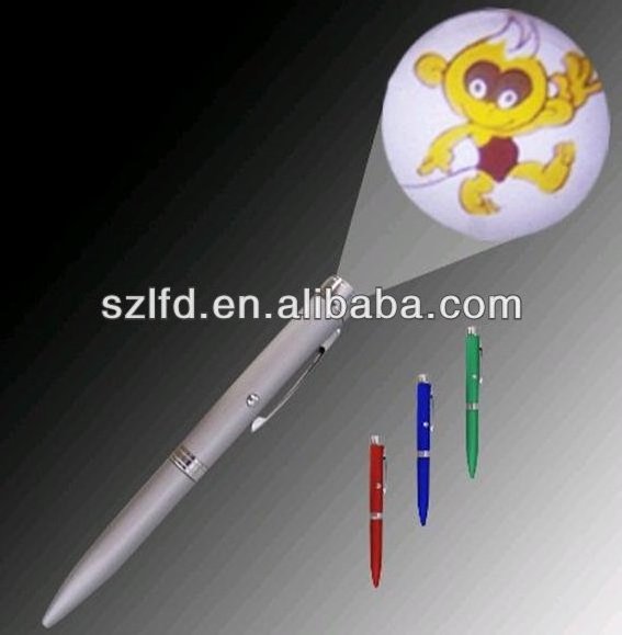 Promotional metal led light up ball point stylus pen with custom logo metal led light laser pen