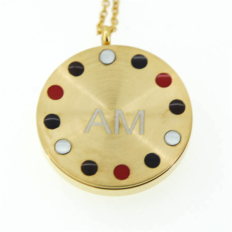 New designed titanium gold scalar energy pendant price for men