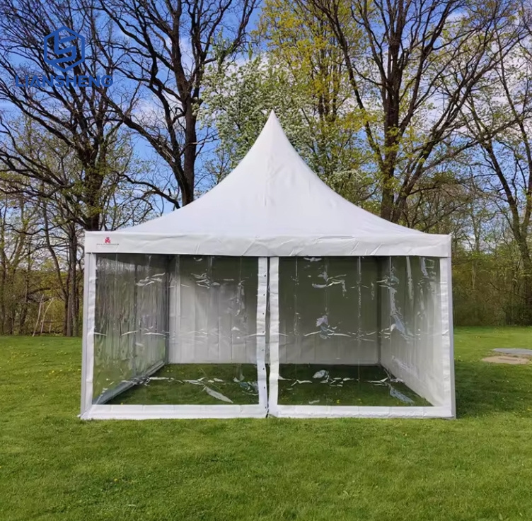 3X3 4X4 5X5 10X10 Clear Transparent Leisure Arabic Booth High-Peak Pagoda Party Tent Gazebo For Events For Sale