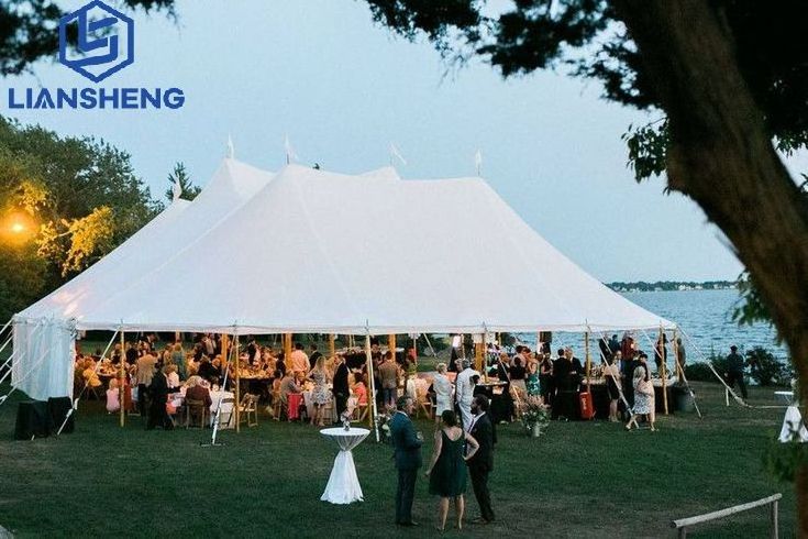 High quality wedding party Banquet Sperry Sailcloth Pole Tents for Sales