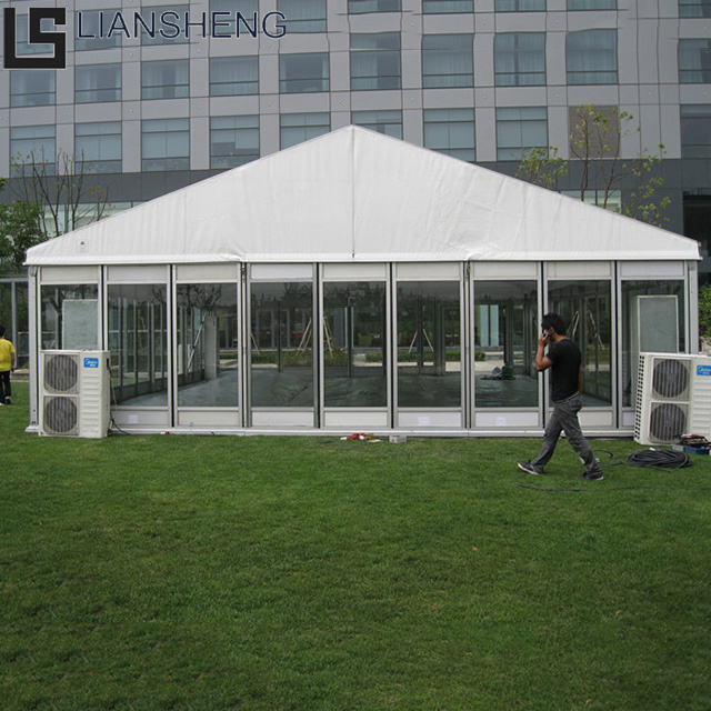 Wholesale Larger White PVC Tent for Events 40x80 20x20 40x60 Aluminum Frame Marquees Church Reception Warehouse Party Exhibition