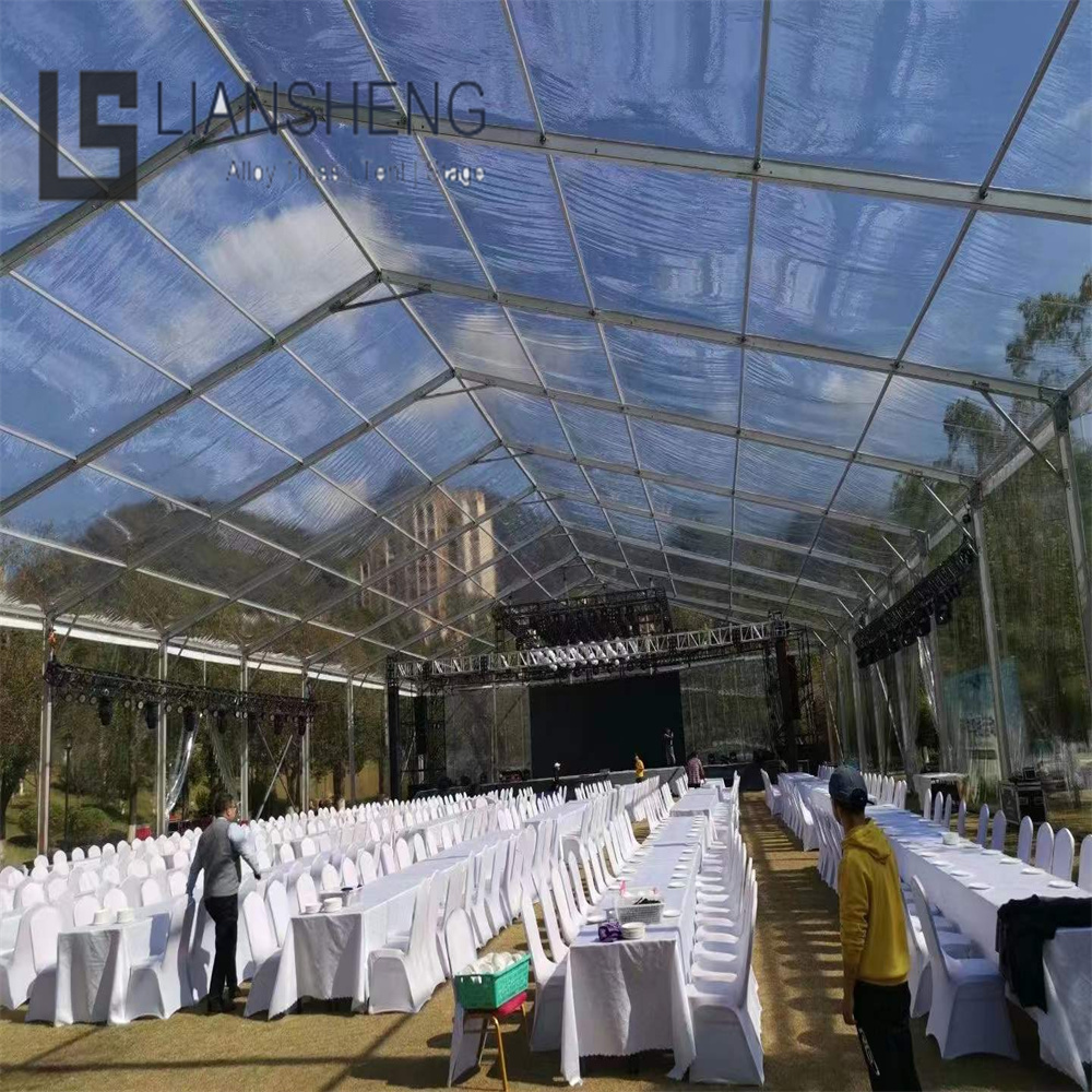 Top Quality Large Outdoor Event Tent Custom Aluminum Frame Tent For Outside Wedding Clear Tent Marquee